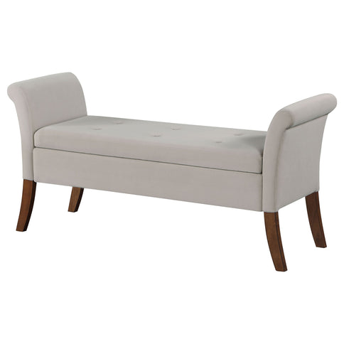 Pasley - Rolled Arm Storage Bench