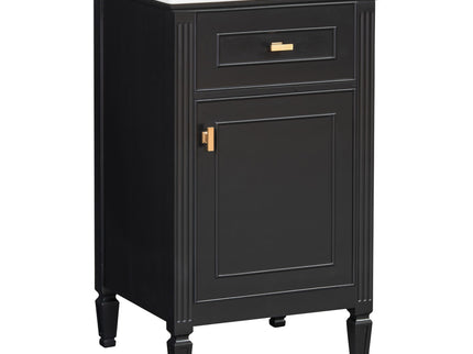 Bathroom Vanity With Sink, Adjustable Shelf, Tilt-Out Drawer