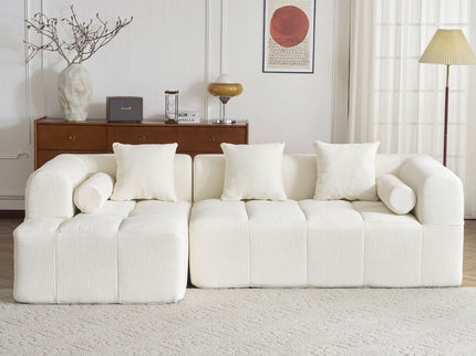 Sectional Free Combined Sofa With 2 Side Pockets