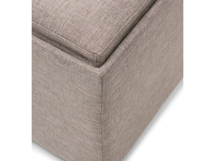 Avalon - Square Coffee Table, Storage Ottoman