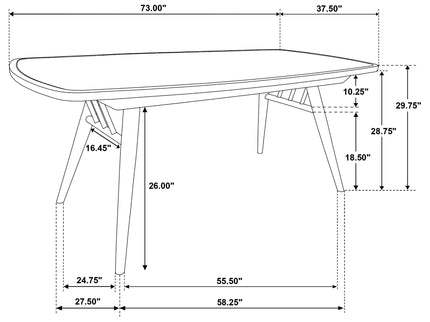 Teleli - Dining Table - Natural