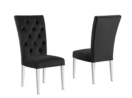 Modern Upholstered Tufted Dining Chair (Set of 2)