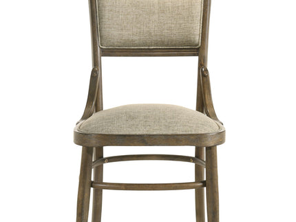 Bistro - Dining Table With Off Fabric Dining Chairs