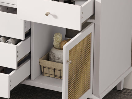 Modern Bathroom Vanity With Sink, Soft Close Drawers