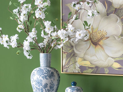 Rectangular Console Table With Elegant Floral Design And Mirrored - Silver Multi