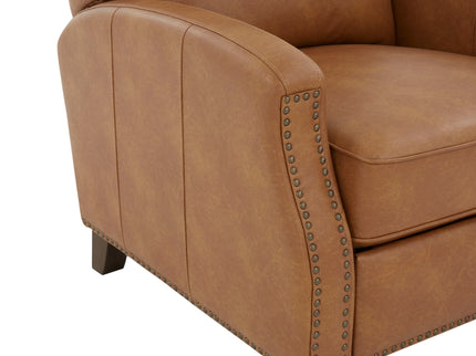 Jack - Push Back Recliner With Track Arms And Nailhead Accents