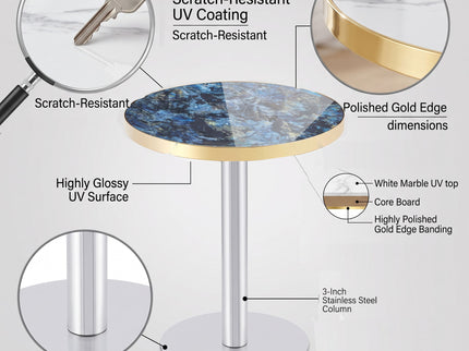 Elegant Modern Round Bistro Table