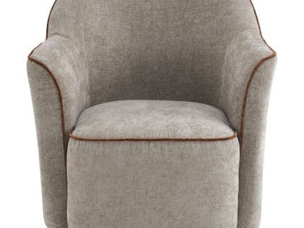 360° Swivel Accent Chair With Flared Arms
