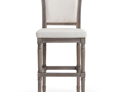 Stool With Upholstered Seat And Back