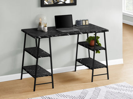 Computer Desk For Home Office, Laptop, Storage Shelves, Contemporary & Modern