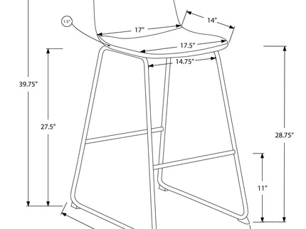 Office Chair, Bar Height, Standing, Computer Desk, Work, Look, Contemporary, Modern