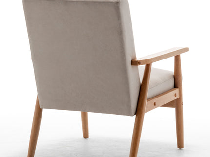 Wide Classic Mid-Century Modern Arm Chair