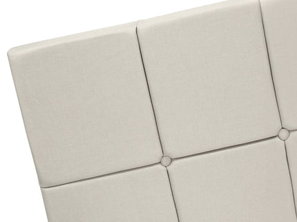 Queen Size Bed, Upholstered, Transitional - Beige