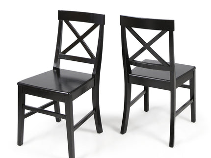 Plethora - Dining Chair With X Shaped Back (Set of 2)