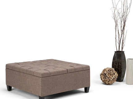 Harrison - Upholstered Coffee Table Storage Ottoman