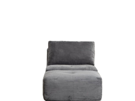 Single Chaise Longue With Movable Ottoman For Living Room