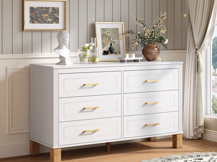 6 Drawer Double Dresser