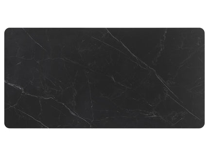 Smith - Rectangular Top Dining Table With 3 Drawers - Black