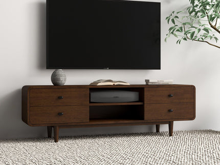 Alexa - TV Stand - Dark Brown / Wood