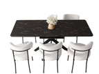 Black / 7 Pc. Table, 6 Chairs