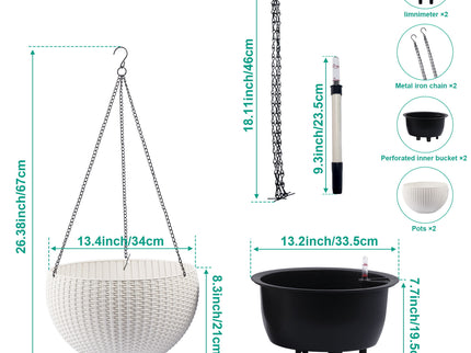Self Watering Hanging Planter