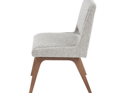 Boomerang - Dining Side Chair With Upholstered Cushions (Set of 2) - Light Gray