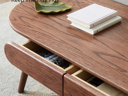 Capsule Centre Low Table With Drawers Coffee Table