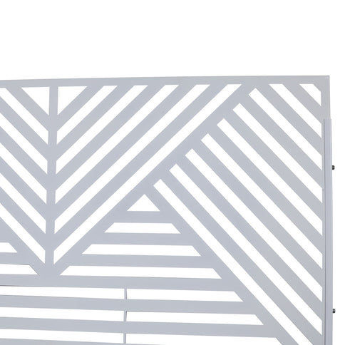 Freestanding Outdoor & Indoor Freestanding Metal Privacy Screen