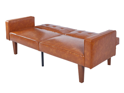 3 Position Split Back Futon Sofa Bed For Living Room