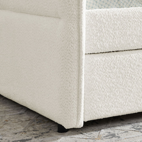 Upholstered Daybed With Pop Up Trundle