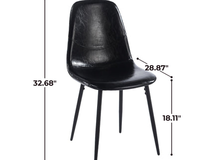 Dining Chairs (Set of 4) - Black