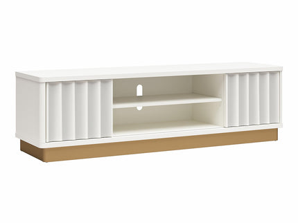 Rene - Scalloped TV Stand For TVs Up To 65" - White