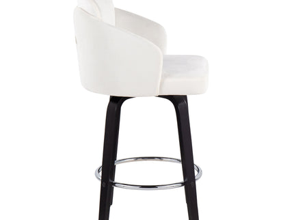 Dahlia - Contemporary Counter Stool Round Footrest (Set of 2)