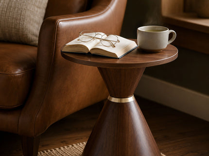 2 Piece Round Coffee Table Set For Living Room