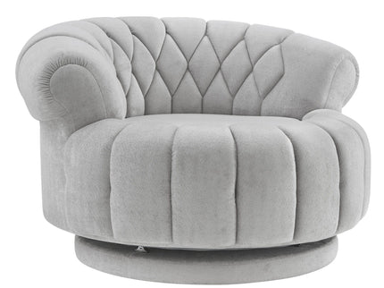 Round Swivel Accent Chair With Rotation