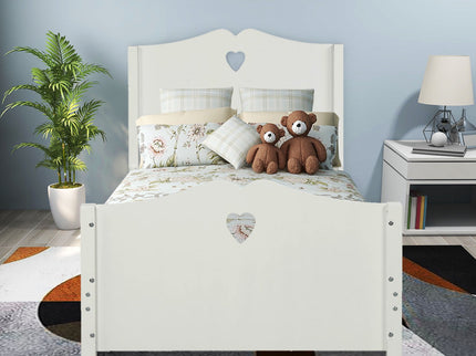 Platform Bed With Slat Support And Headboard And Footboard
