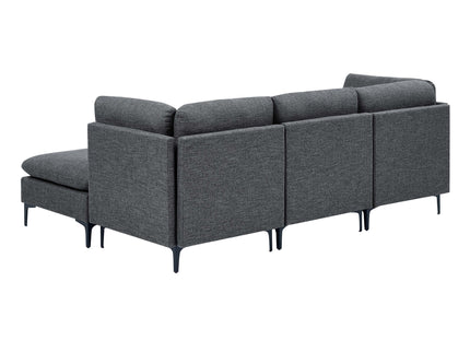 Upholstered Modular Sectional & Tall Legs