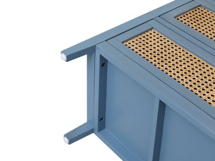 3 Drawer Cabinet, Natural Rattan, American Furniture