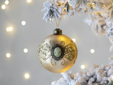 Decorative Hanging Ball Christmas Tree Ornaments For Holiday Decorations (Set of 6)