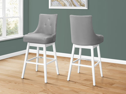 Swivel Stool Bar Height, Transitional (Set of 2)