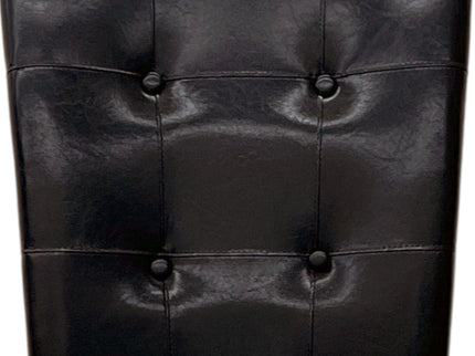 Britney - Synthetic Leather Side Chair (Set of 2) - Brown / Walnut