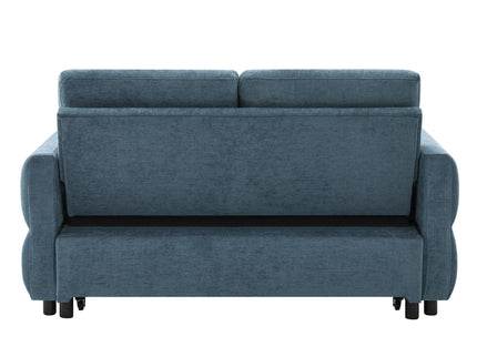 Convertible Sofa Bed Loveseat With Adjustable Backrest And USB Ports