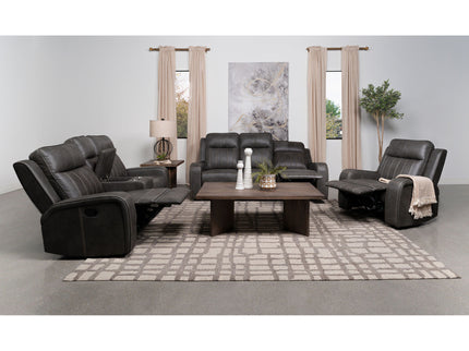 Mckinley - 3 Piece Reclining Sofa Set - Gray
