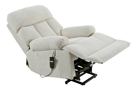Oversized Power Lift Recliner Chai With Remote Control, Side Pocket, Spacious Seat