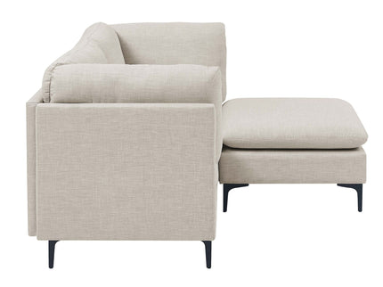 Upholstered Modular Sectional & Tall Legs