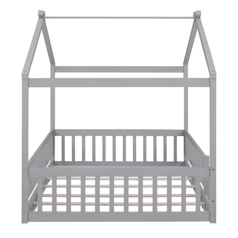 Bed House Bed Frame With Fence