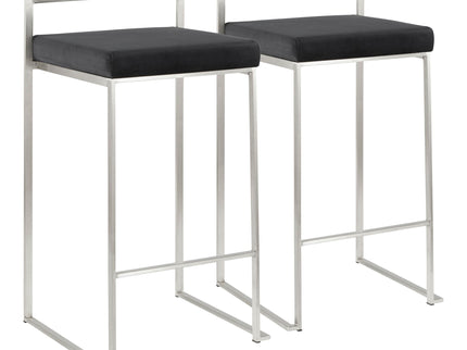 Fuji - Contemporary Elegant Stackable Counter Stool Set