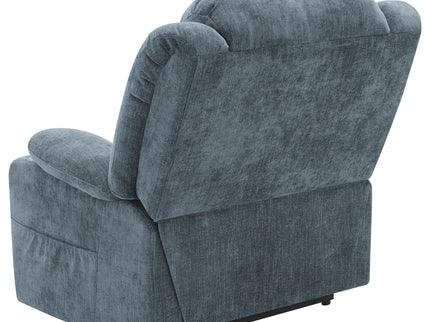 Beca - Upholstered Power Lift Recliner With Cupholders And USB Charging
