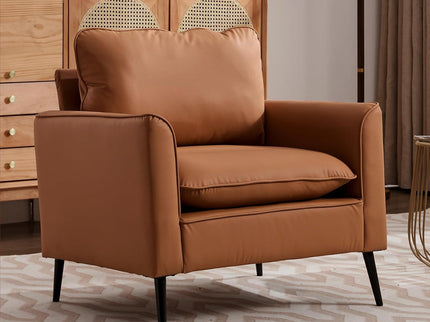 Nordic Retro Light Luxury Upholstered Sofa Chair