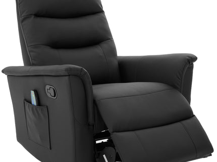 Manual Recliner Chair With 8 Point Massage And Swivel Function